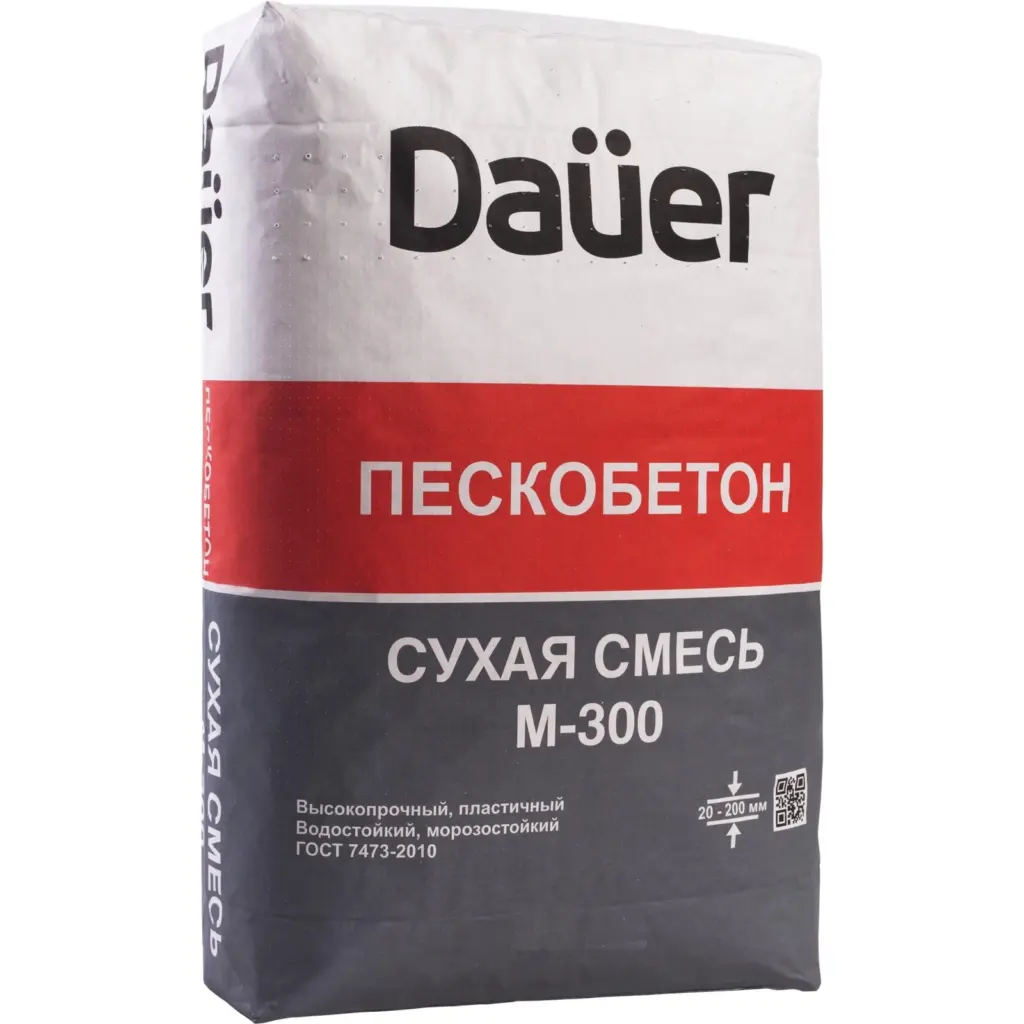 Dauer Пескобетон м-300 40кг Z-30*40