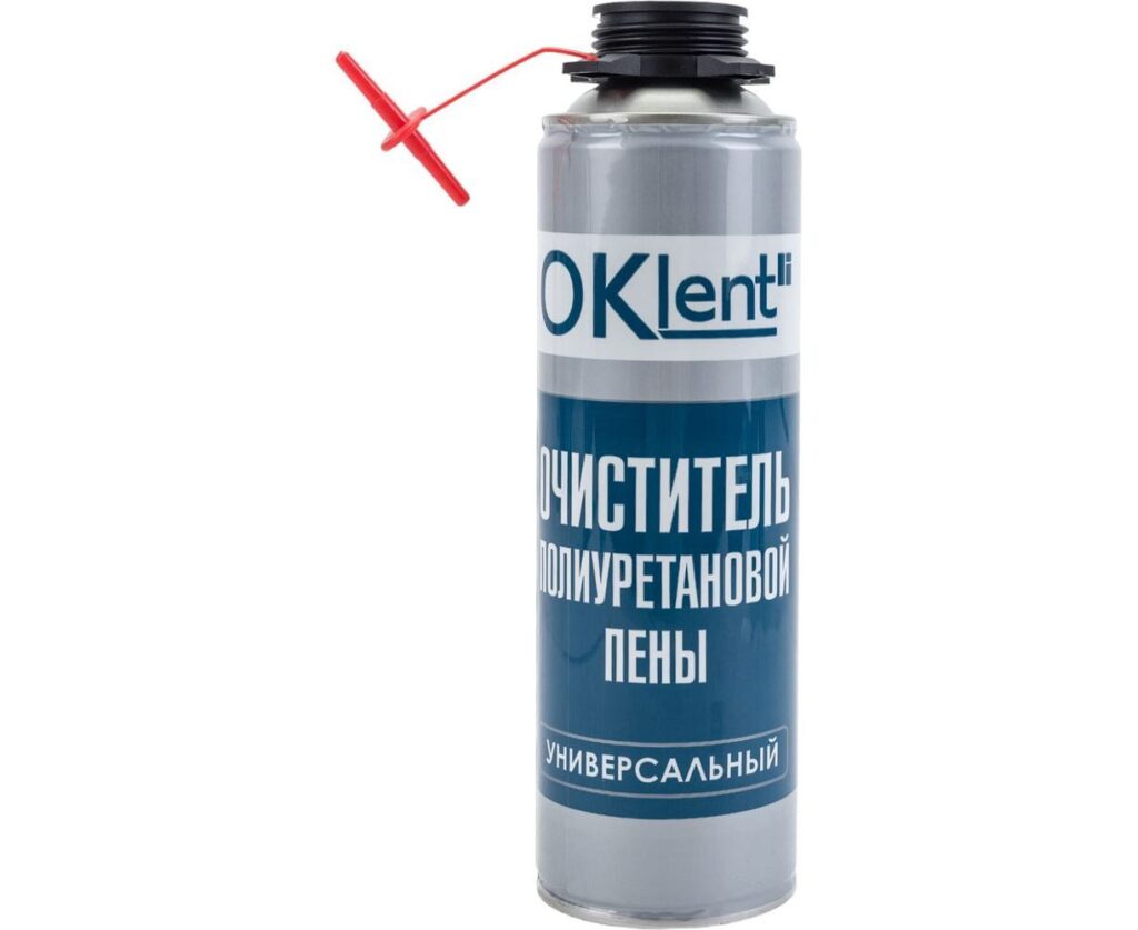 Очиститель монтажной пены Oklent балл.300 мл