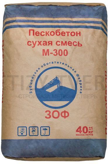 Пескобетон (ЦПС) М300 ЗОФ 40 кг